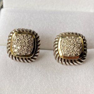 David Yurman Diamond Earrings